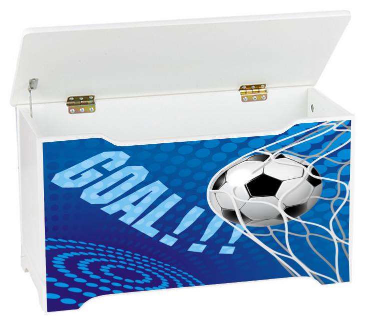 Becks truhlica Futbal modrý