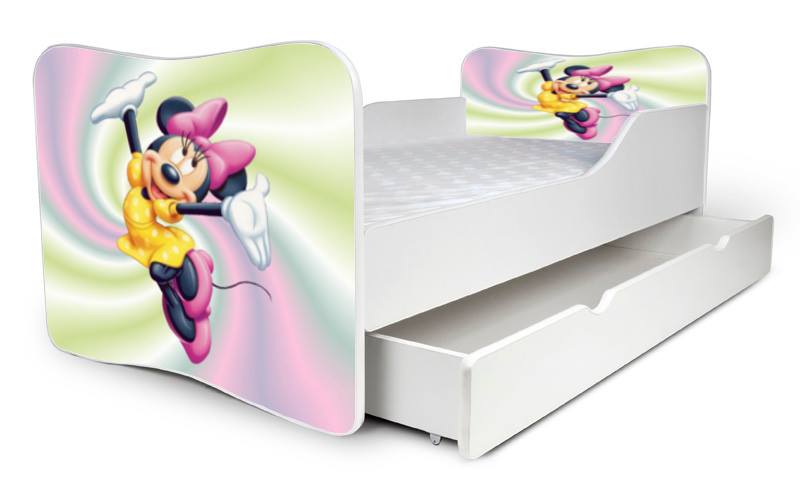 Detská posteľ Minnie 2 + šuflík