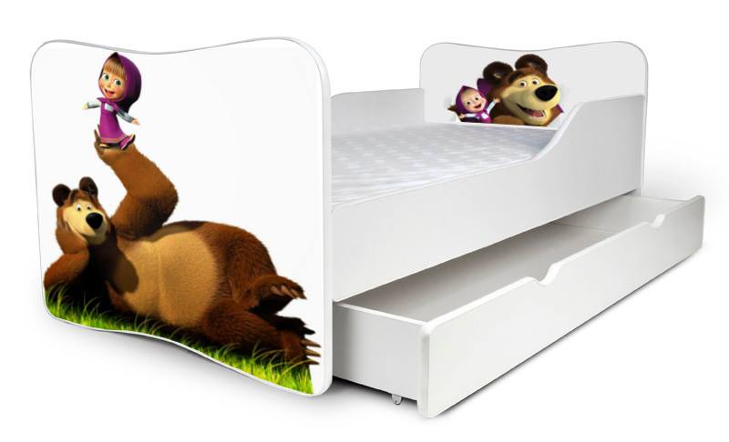 Detská posteľ Máša + šuflík