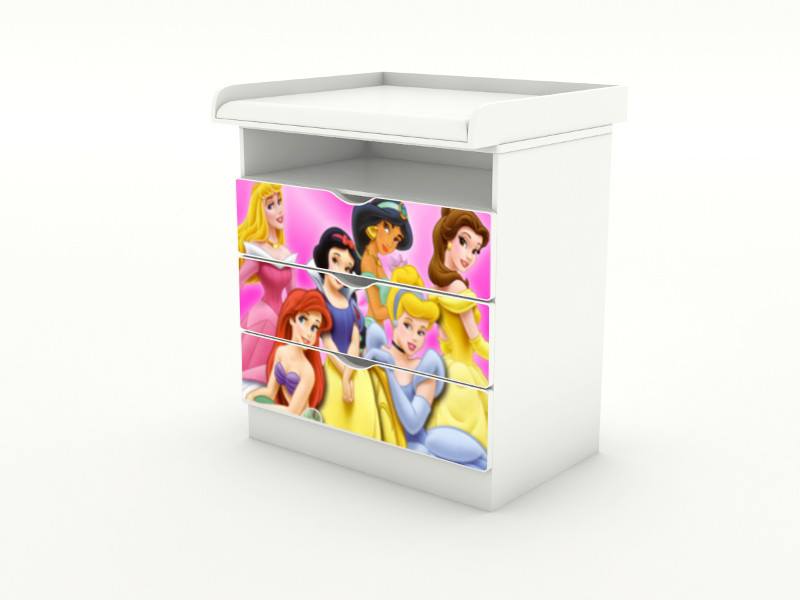 Becks komoda s odnímateľným prebalovacím pultom Princess DP2