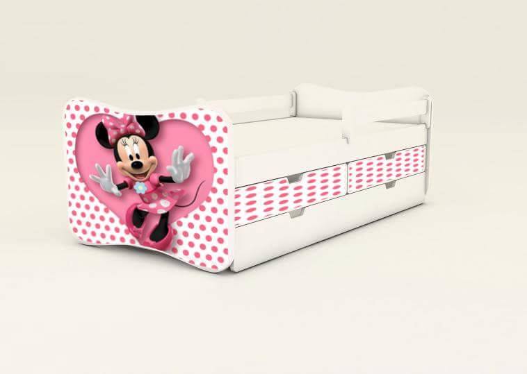 Detská posteľ s 2úložnými priestormi Minnie 3