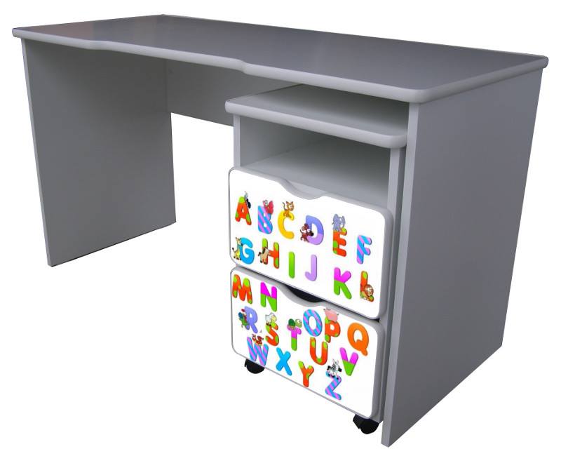 Becks písací stolík + kontajner Abeceda