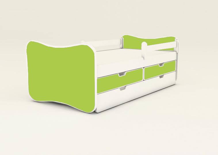 Detská posteľ s 2úložnými priestormi Green