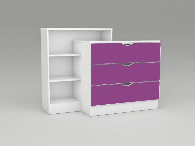 Becks komoda XXL DUO Violet