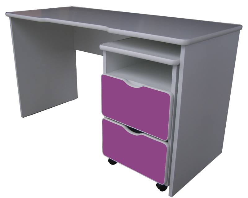 Becks písací stolík + kontajner Violet