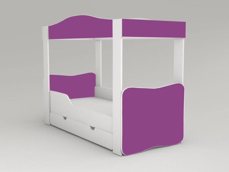 Becks posteľ pre princezné 160 Violet