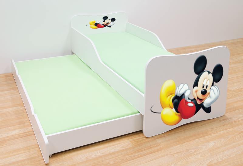 Becks posteľ s výsuvným lôžkom Mickey3