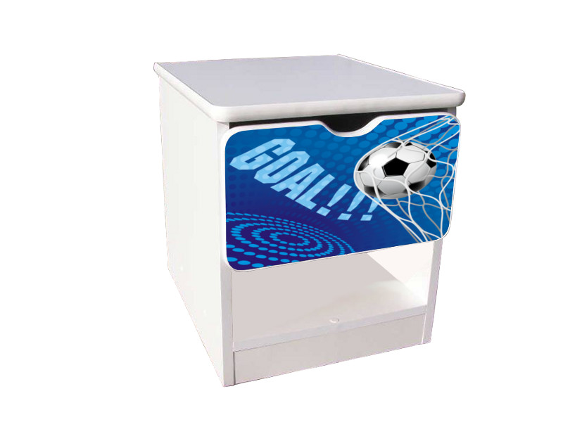 Becks nočný stolík Futbal modrý