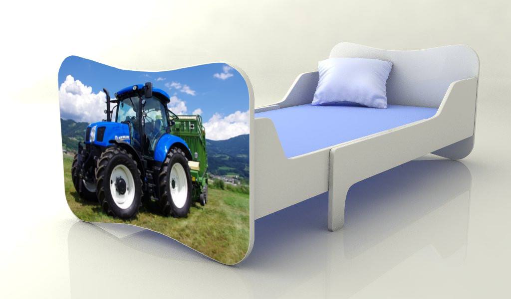 Becks rastúca posteľ Tractor real 1