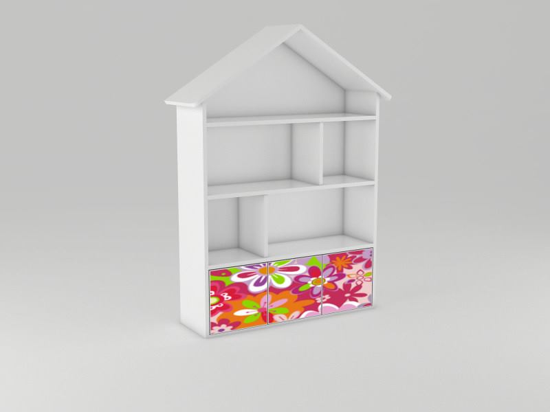 Becks domček - knižnica Kvety ori