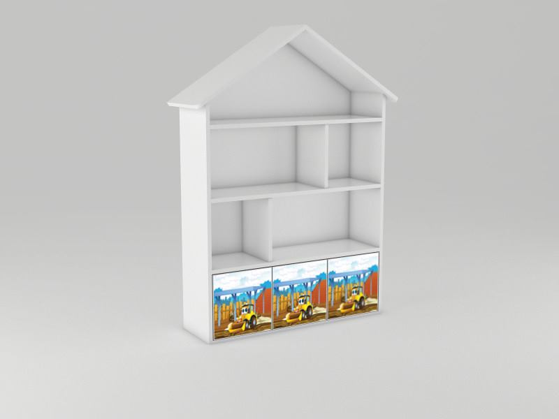 Becks domček - knižnica  Digger