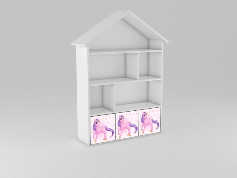 Becks domček - knižnica  Koník