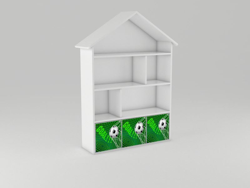 Becks domček - knižnica  Futbal zelený