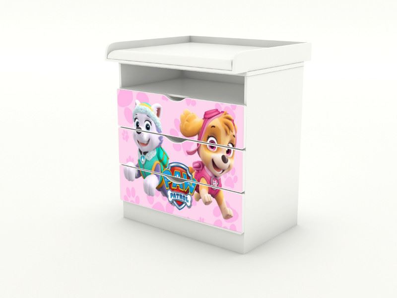 Becks komoda s odnímateľným prebalovacím pultom PatrolG