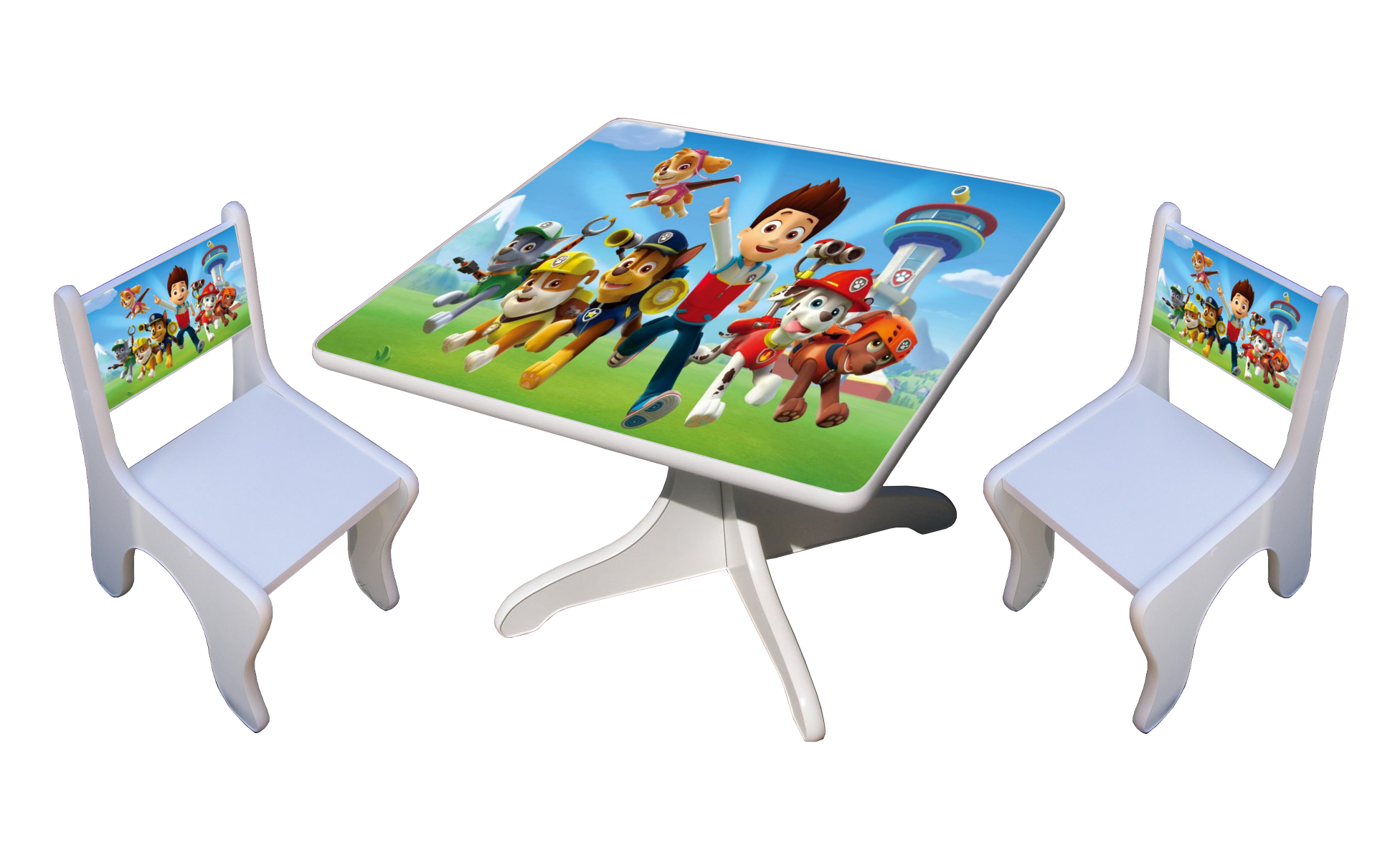 Becks stolík + 2x stolička Patrol1