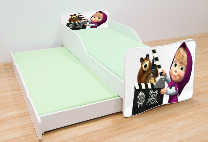 Becks posteľ s výsuvným lôžkom Máša2