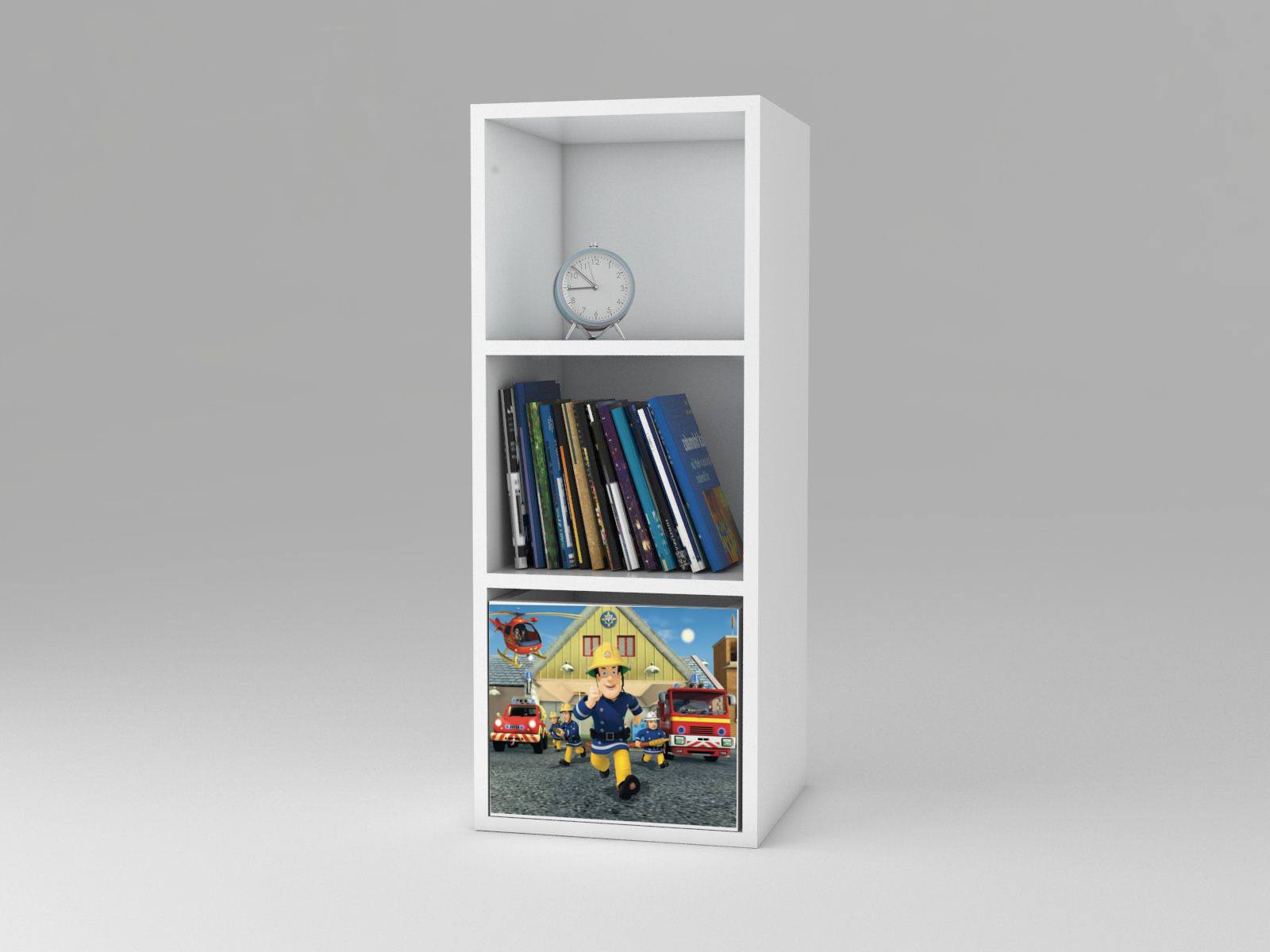 Becks regál + 1x box Požiarnik Sam