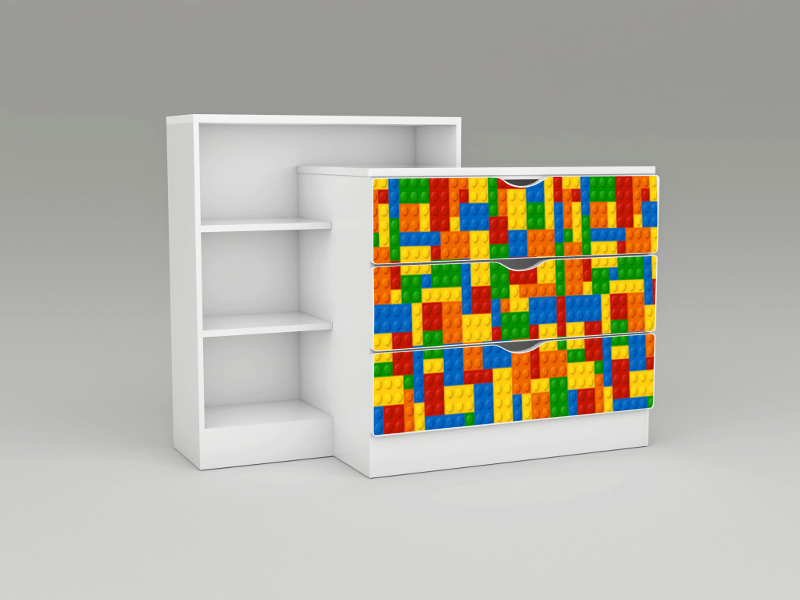 Becks komoda XXL DUO Legové kocky