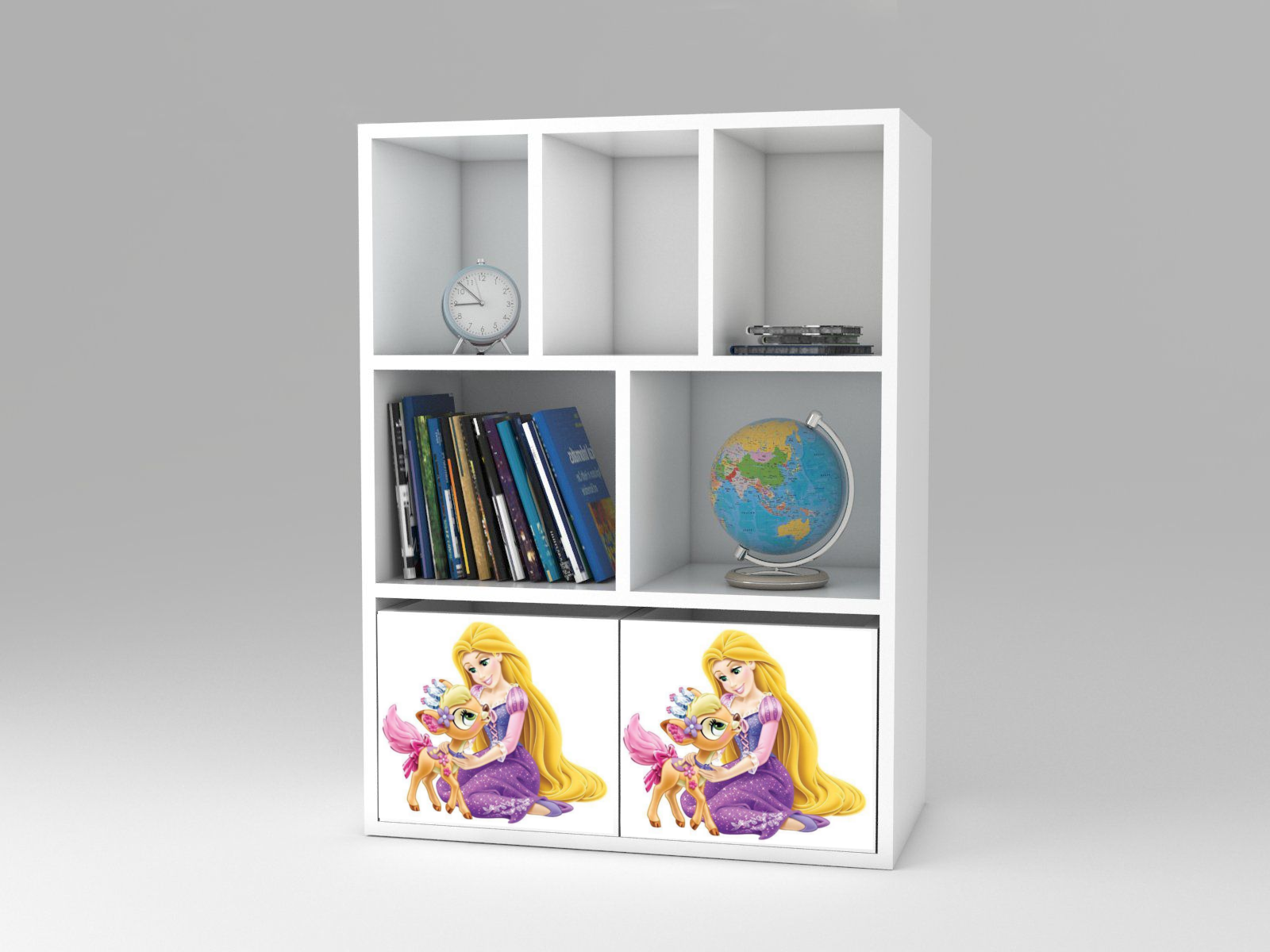 Becks regál + 2x box Princess