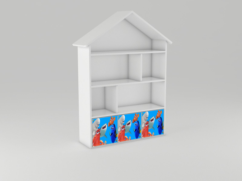 Becks domček - knižnica Dory