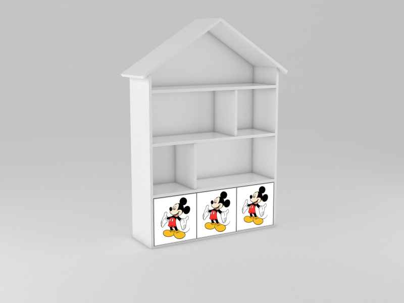 Becks domček - knižnica Mickey3