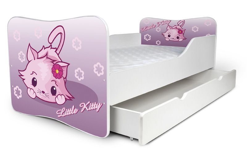 Detská posteľ Kitty+ šuflík