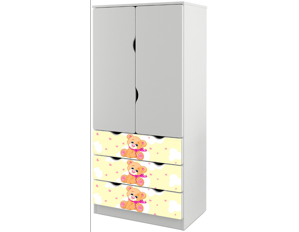 Becks skriňa macko žltý