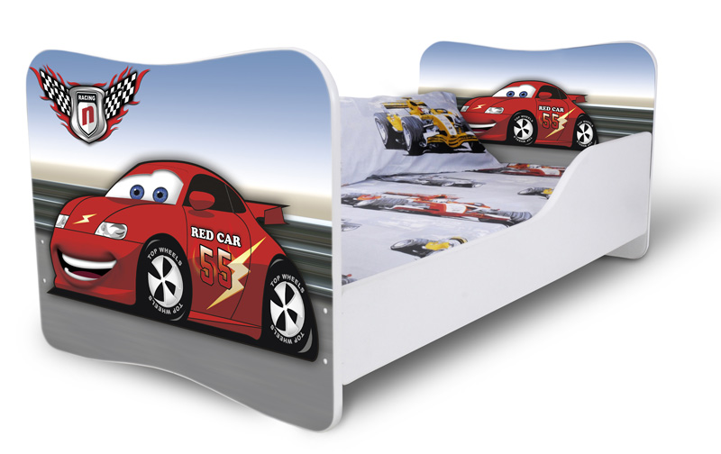 Detská posteľ Auto červené