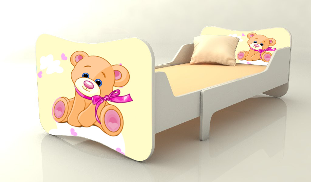 Becks rastúca posteľ Macko žltý