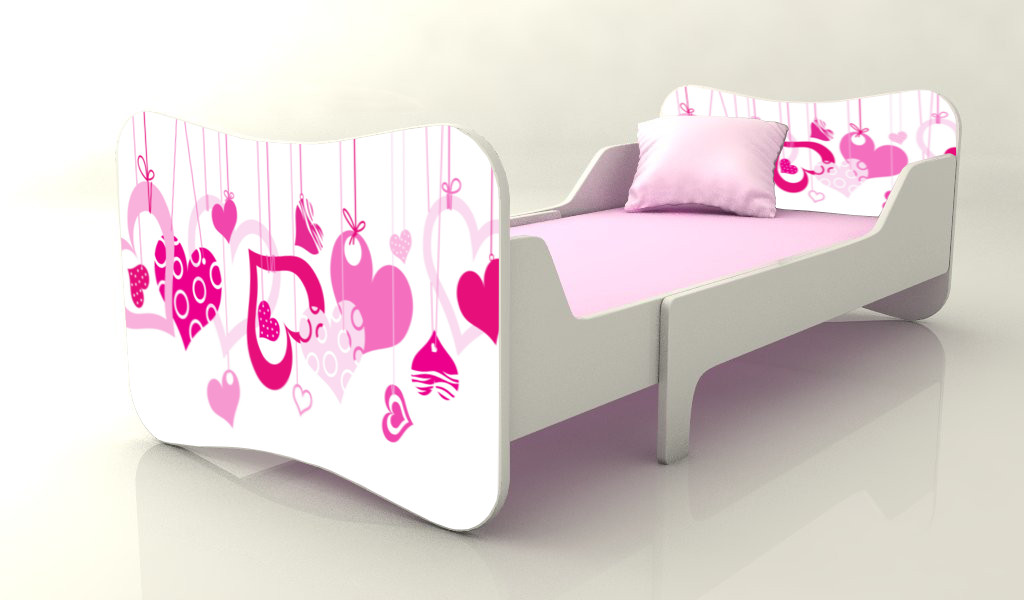 Becks rastúca posteľ Srdiečka