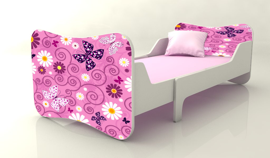 Becks rastúca posteľ Pinkred