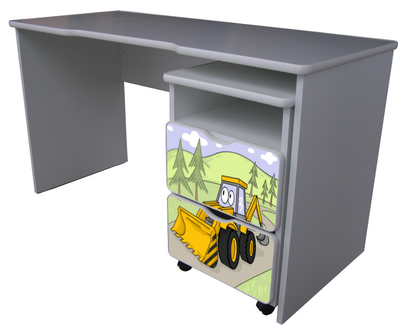 Becks písací stolík + kontajner Digger BLM