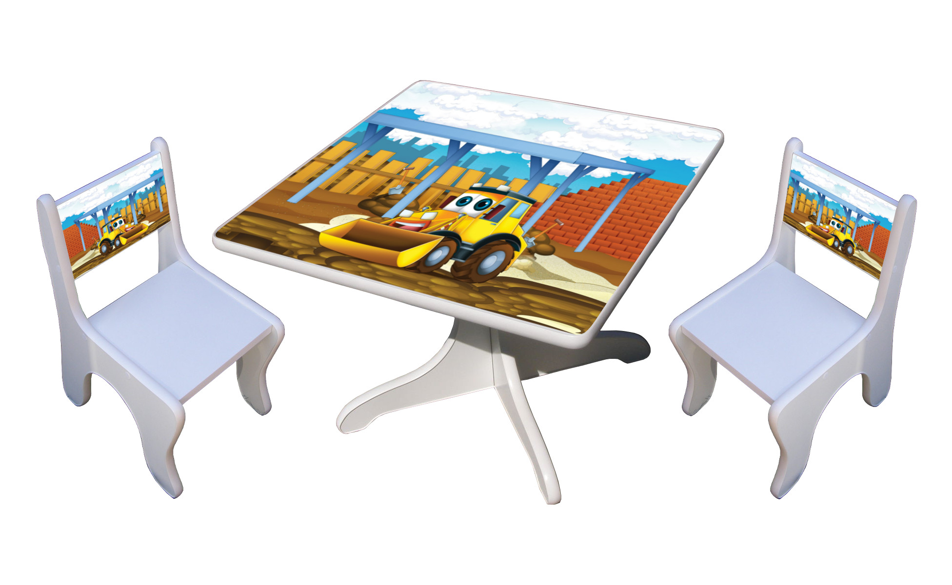 Becks stolík + 2x stolička Digger