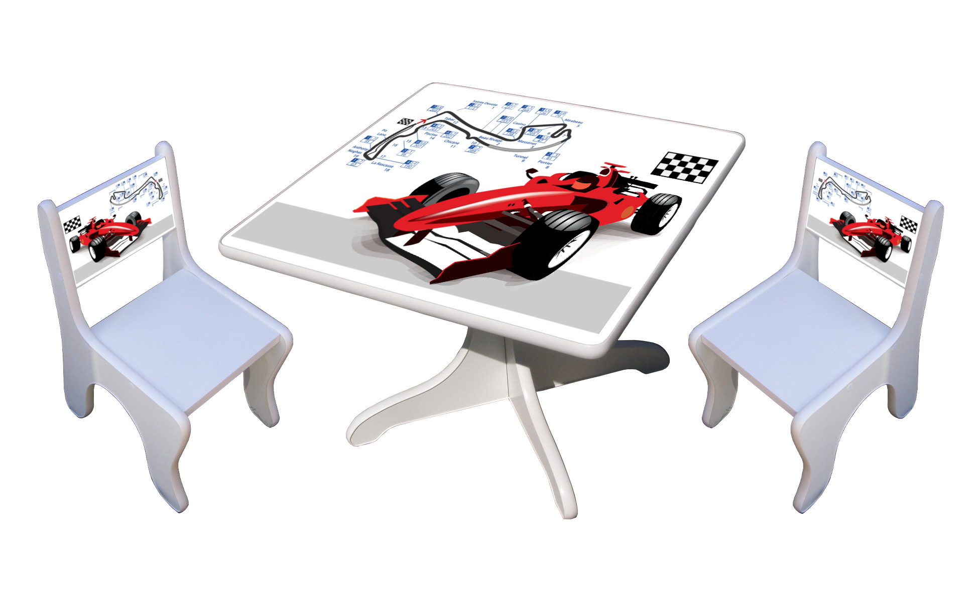 Becks stolík + 2x stolička Formula