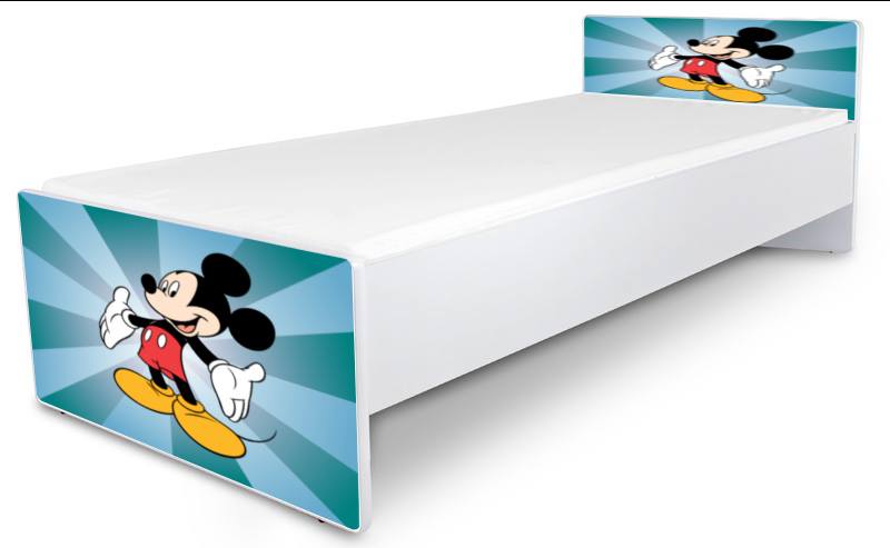 Detská posteľ bez bočníc Mickey